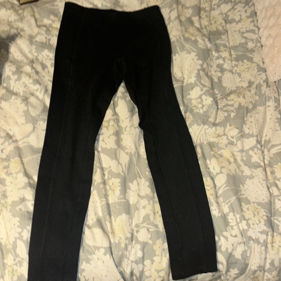 Incashmere heather charcoal rayon spandex leggings, large, NWT - Picture 5 of 5